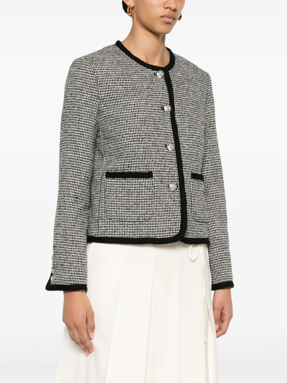 DUNST Tweed jack Zwart