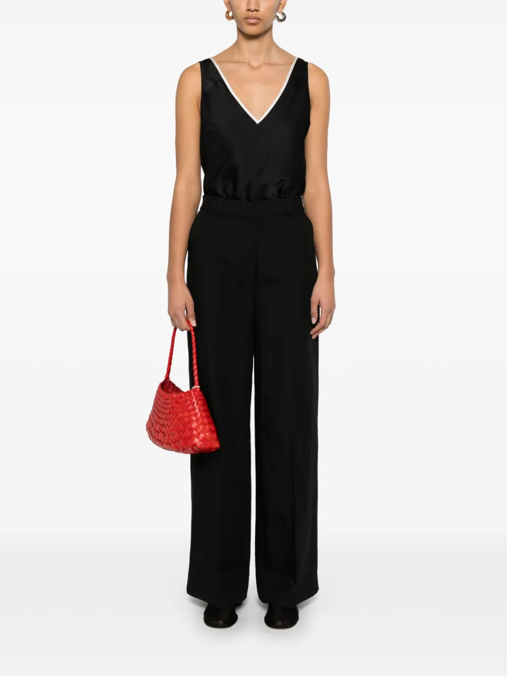 Calvin Klein tailored trousers - Zwart