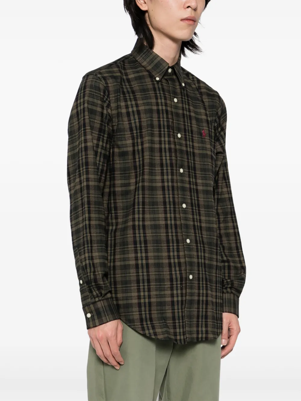 Polo Ralph Lauren Polo Pony overhemd Bruin
