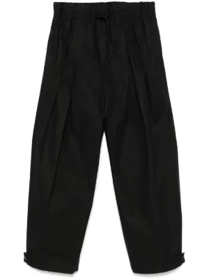 JIL SANDER ジルサンダー クロップドパンツ 黒 4104824A0083 JIL SANDER(ジル・サンダー)パンツ - FARFETCH