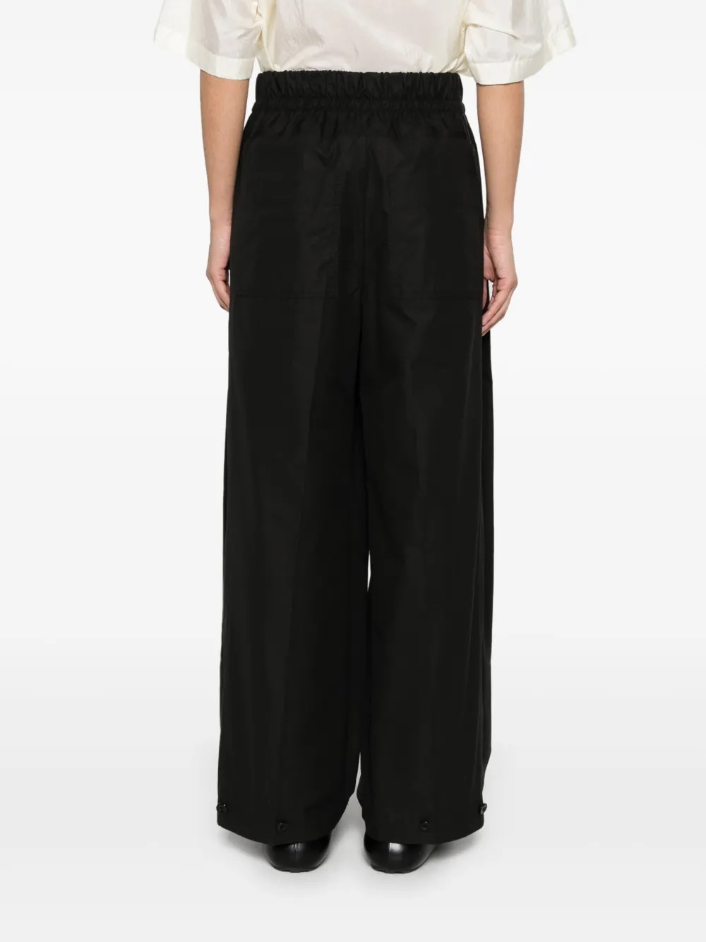 Shop Jil Sander Pleated Trousers In 黑色