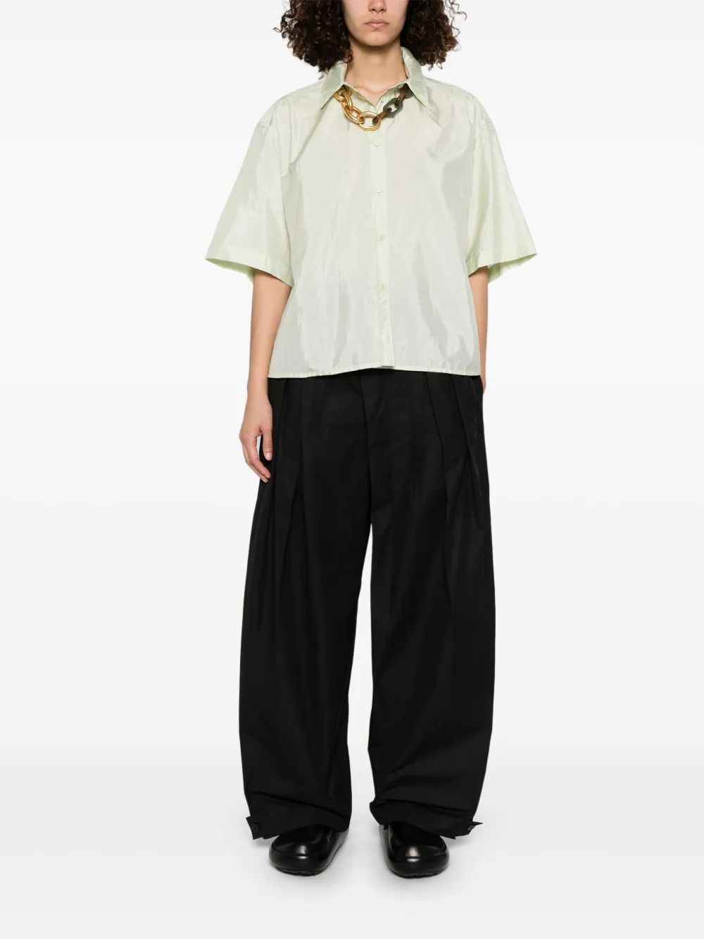 Jil Sander short-sleeves shirt - Groen