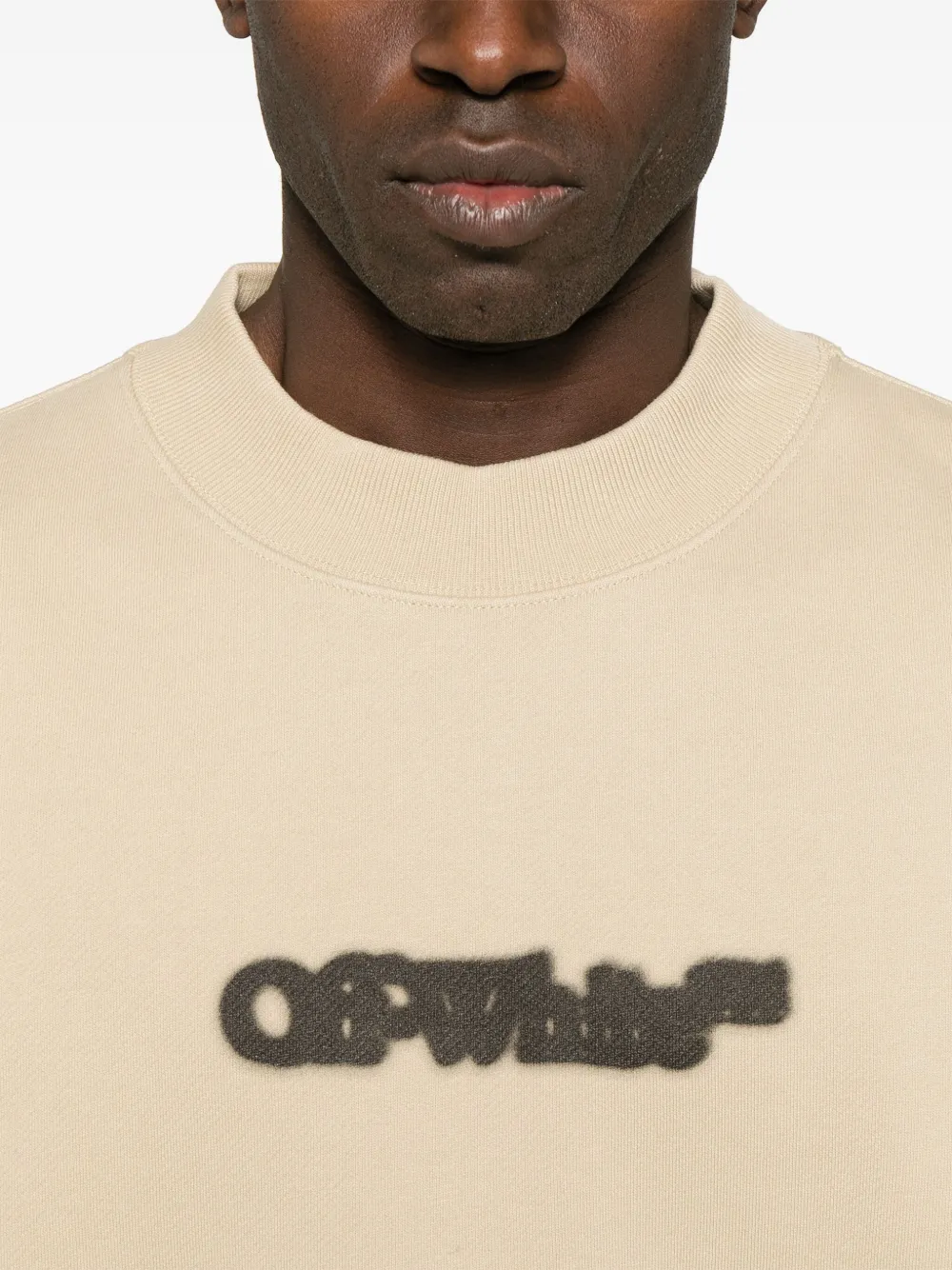 Off-White Spray Arrow sweater Beige