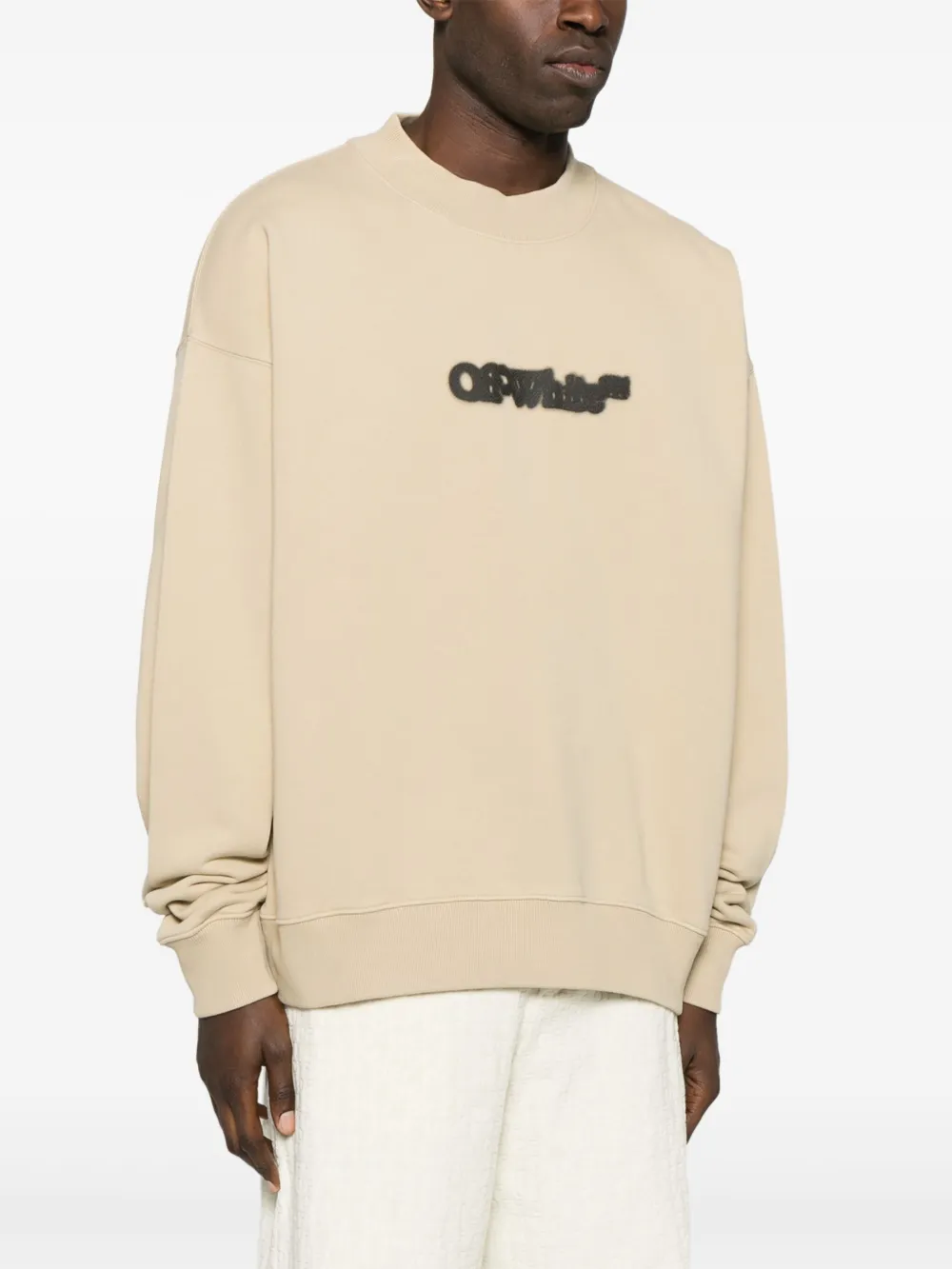 Off-White Spray Arrow sweater Beige