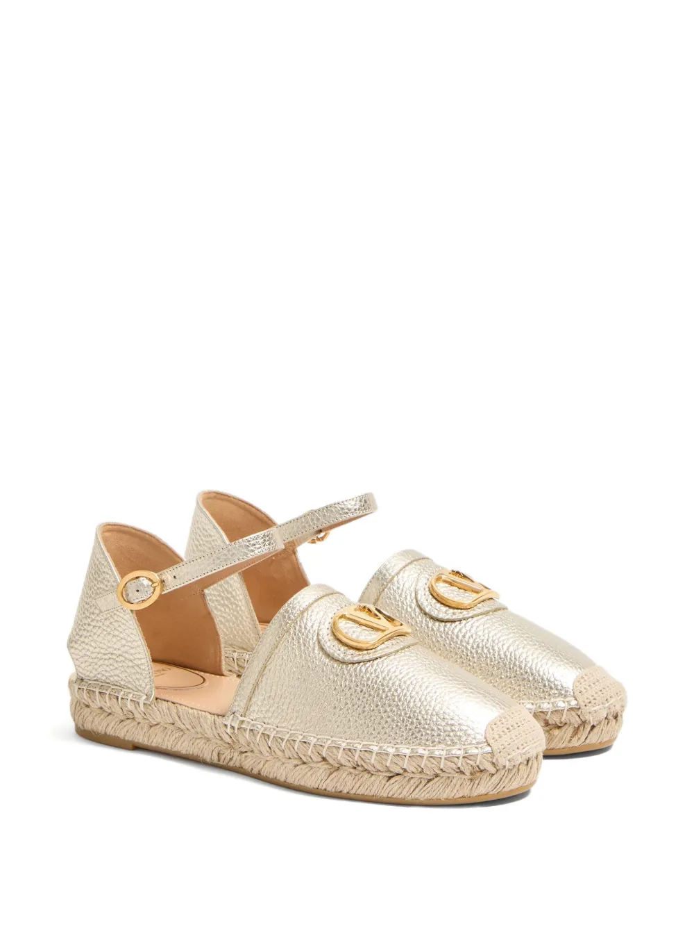 Valentino Garavani VLogo Signature ballet flats Gold