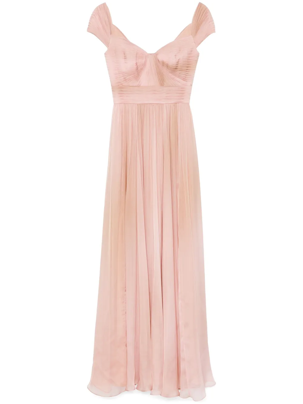 Elie Saab Geplooide avondjurk Roze