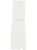 Calvin Klein belted midi dress - White