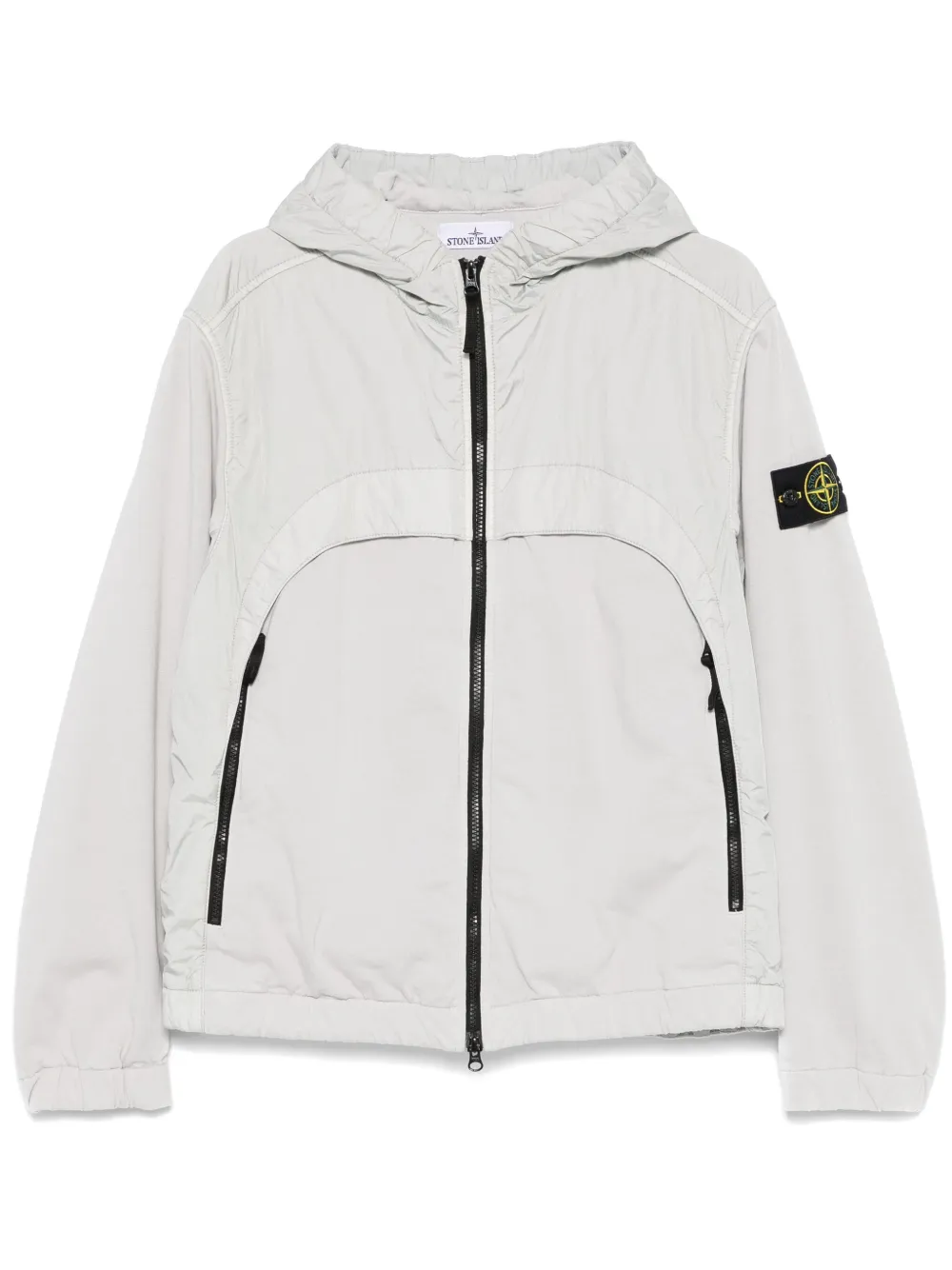Stone Island crinkled jacket | Grey | Image 1