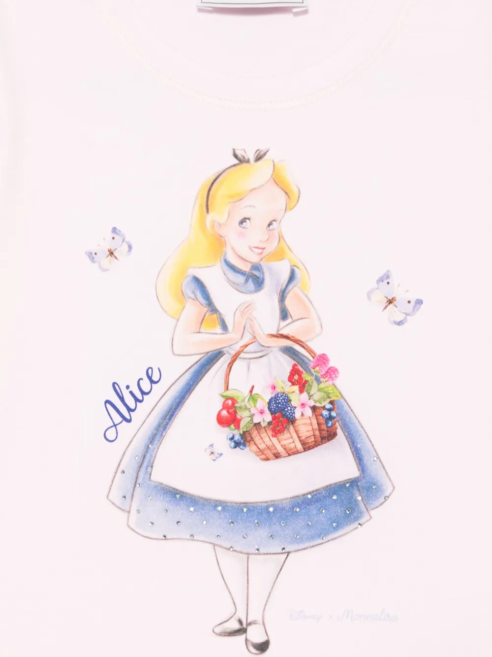 Monnalisa x Disney Alice T-shirt Roze