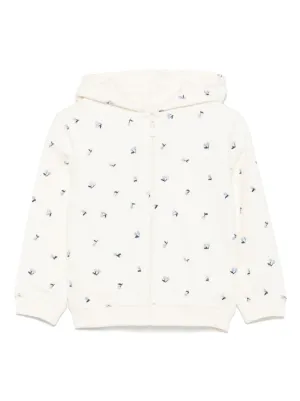 Bonpoint ボンポワン ファー スウェット ジャケット 6