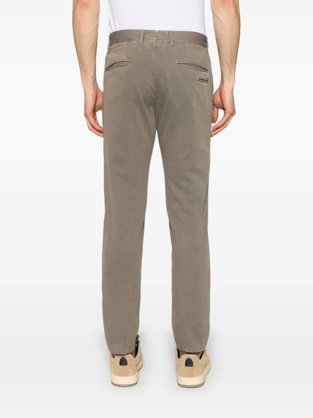 Incotex Broek met toelopende pijpen Bruin