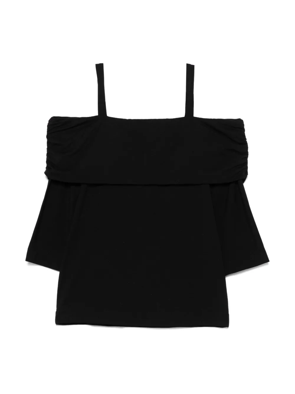 Monnalisa off-shoulder top - Zwart