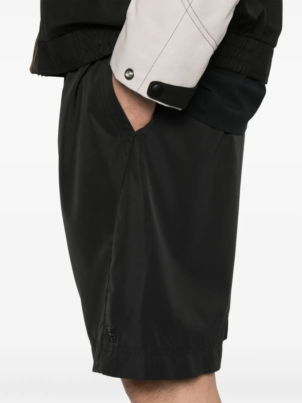 Givenchy Shorts met elastische tailleband Zwart