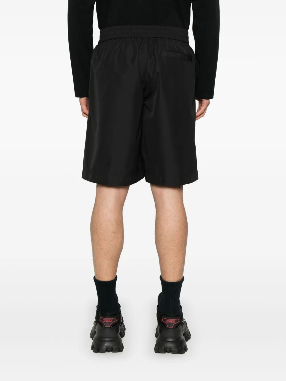 Givenchy Shorts met elastische tailleband Zwart