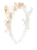 Monnalisa velvet head band - White