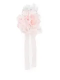 Monnalisa floral-appliqué hair clip - Pink