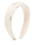 Monnalisa bold polka-dot head band - Neutrals