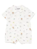 Moschino Kids graphic-print shorties - Neutrals