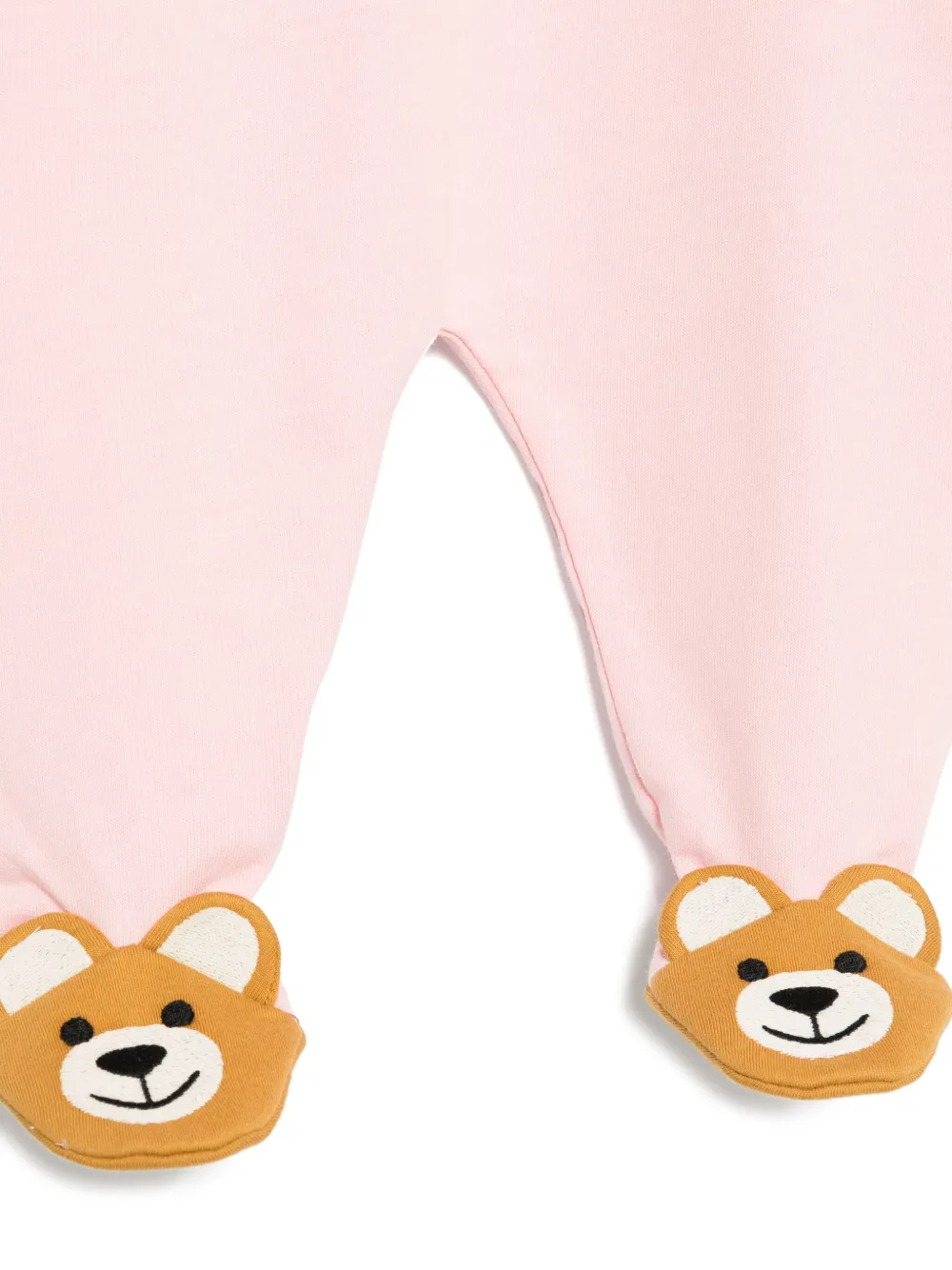 Moschino Kids Romper met teddybeerprint Roze