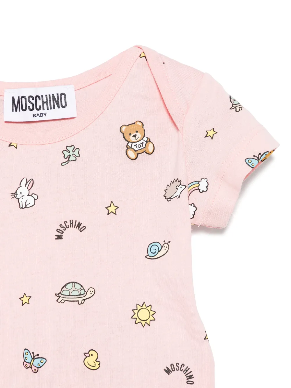 Moschino Kids Teddy Bear bodies (pack of two) - Roze