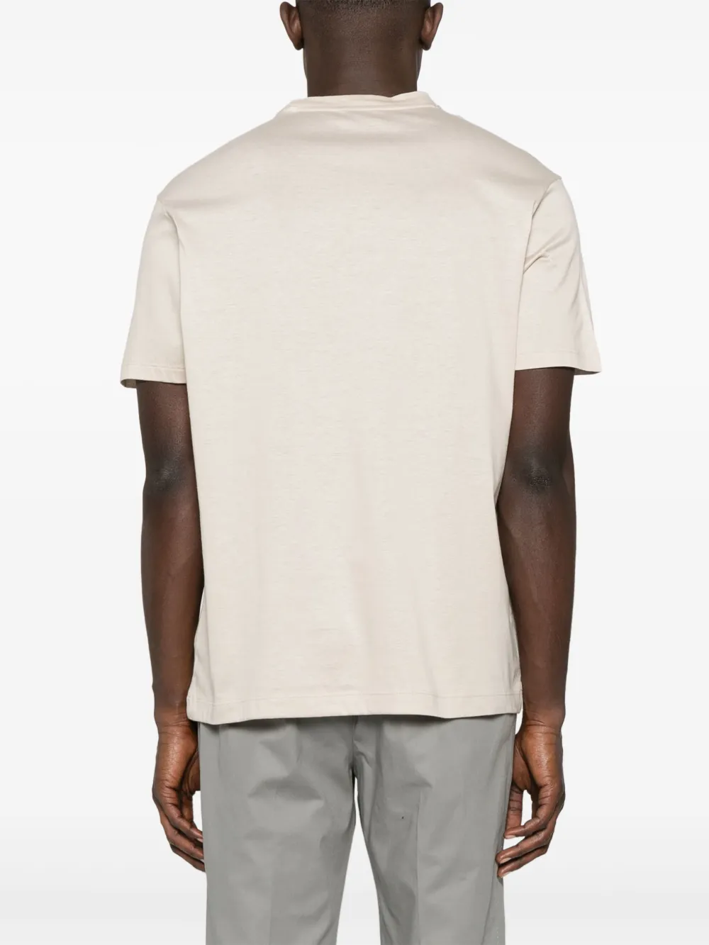 Paul & Shark T-shirt met geborduurd logo Beige