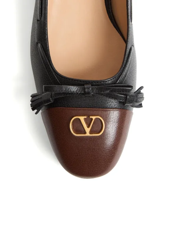 バレエシューズ VALENTINO GARAVANI VALET DU ROI BALLERINAS IN SMOOTH LEATHER Valentino Garavani Valet Du Roi Ballerinas | italist, ALWAYS