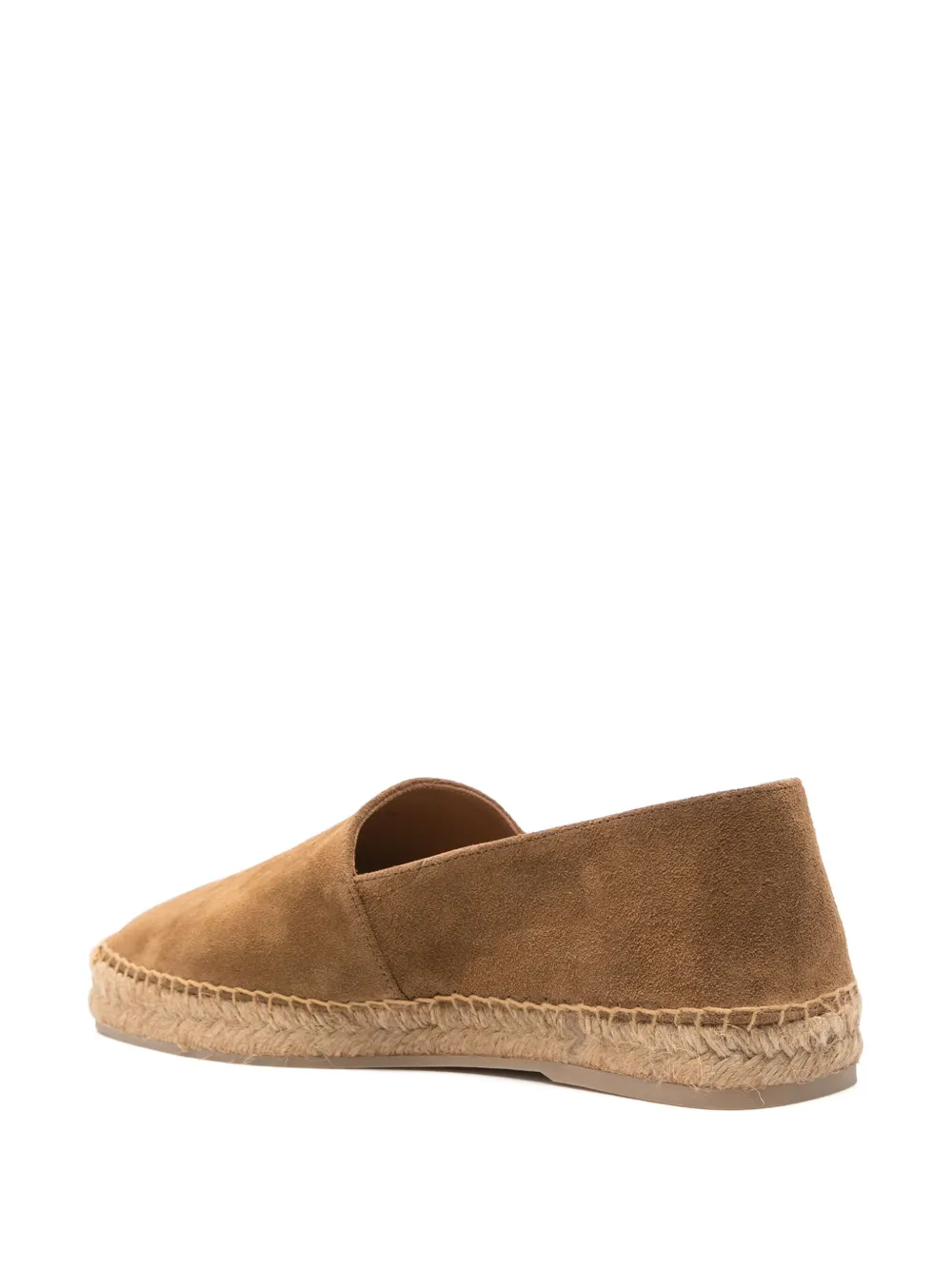 Kiton Suède espadrilles Bruin