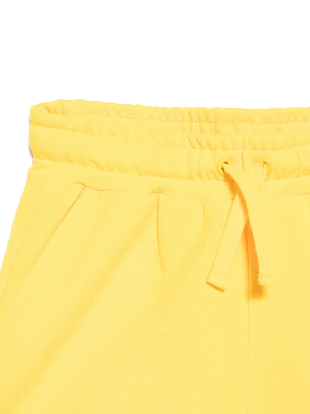 Moschino Kids Shorts met logoprint Geel