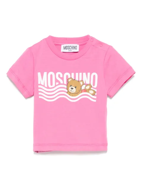 Moschino Kids logo-print T-shirt