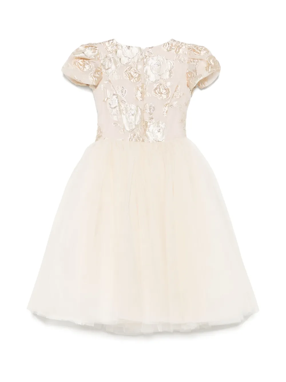 Monnalisa Princesse dress - Beige