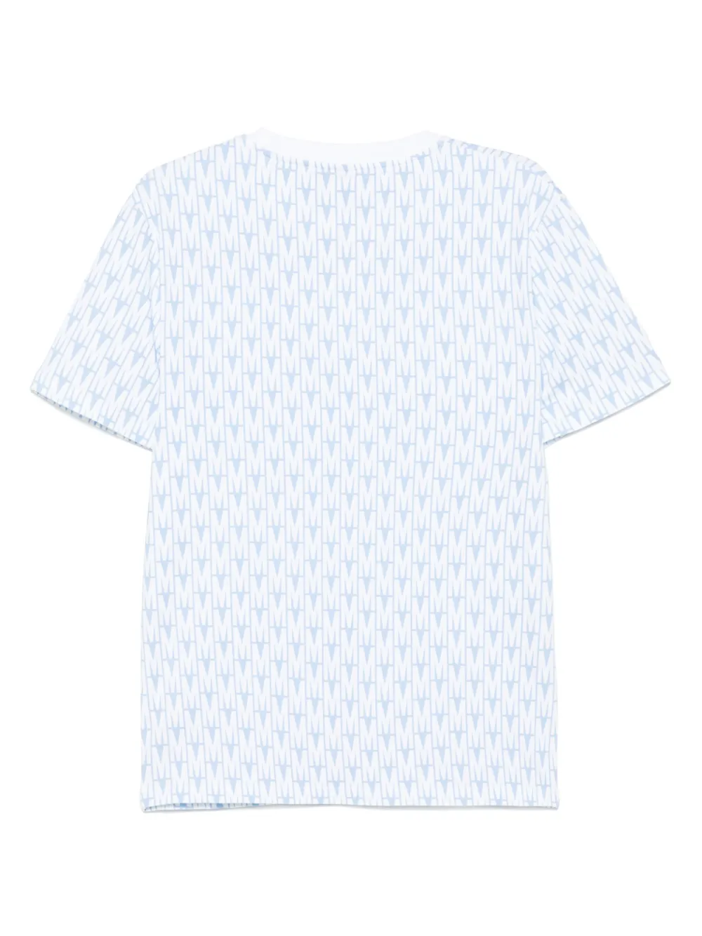 Moschino T-shirt met monogram - Blauw