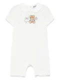 Moschino Kids Teddy Bear rompers - White