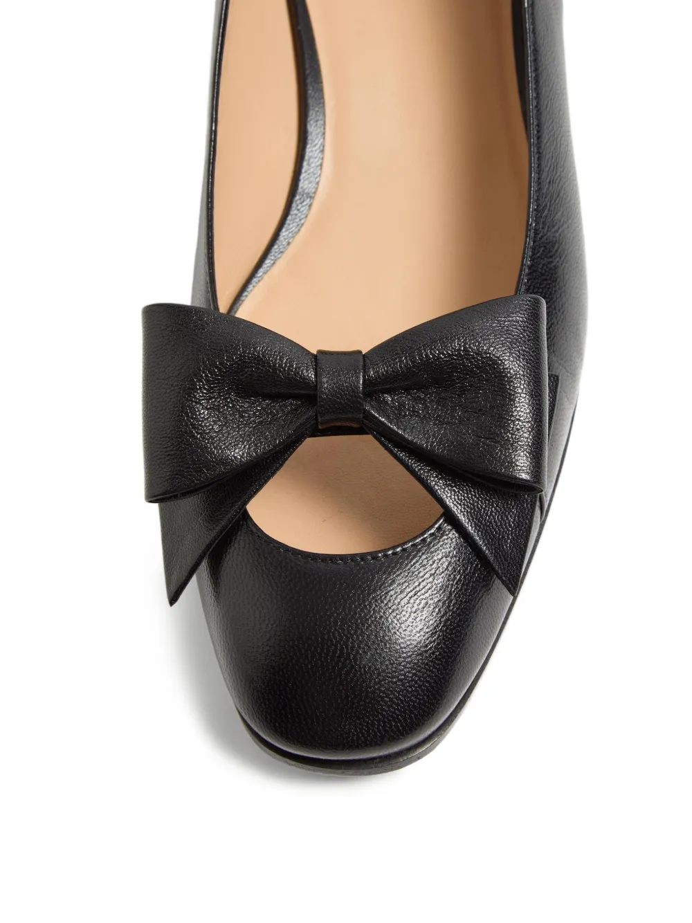 Valentino Garavani Bowow Ballet Flats | Black | FARFETCH LB