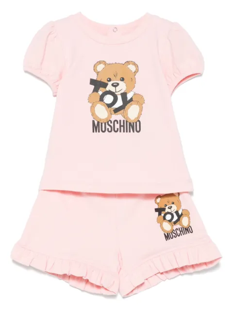 Moschino Kids Teddy Bear shorts set 