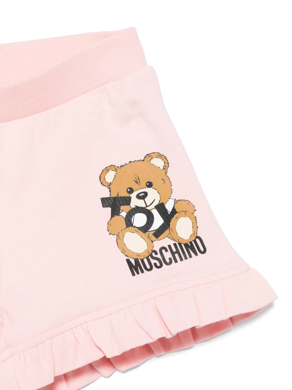 Moschino Kids Shorts met teddybeerprint Roze