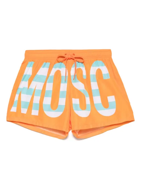 Moschino شورت سباحة بطبعة شعار الماركة
