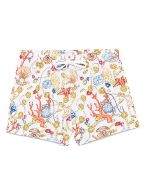 Moschino printed swim shorts