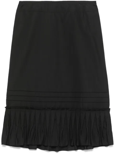 Prada Pre-Owned 2000s hem-pleated skirt