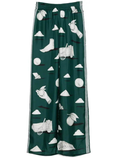 Casablanca twill silk trousers