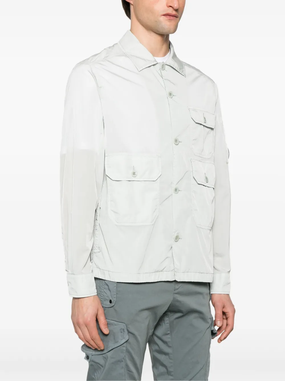 C.P. Company Lens-details shirtjack Grijs