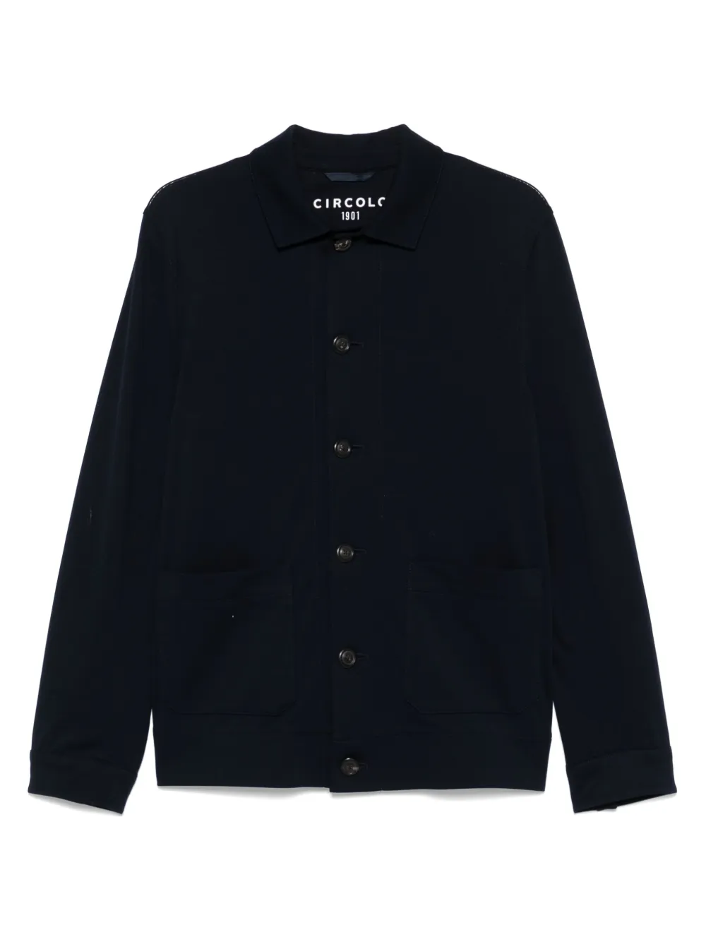 Circolo 1901 piqué-weave shirt | Blue | Image 1