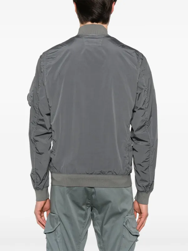 Company Lens-detail Bomber Jacket Grey FARFETCH IN