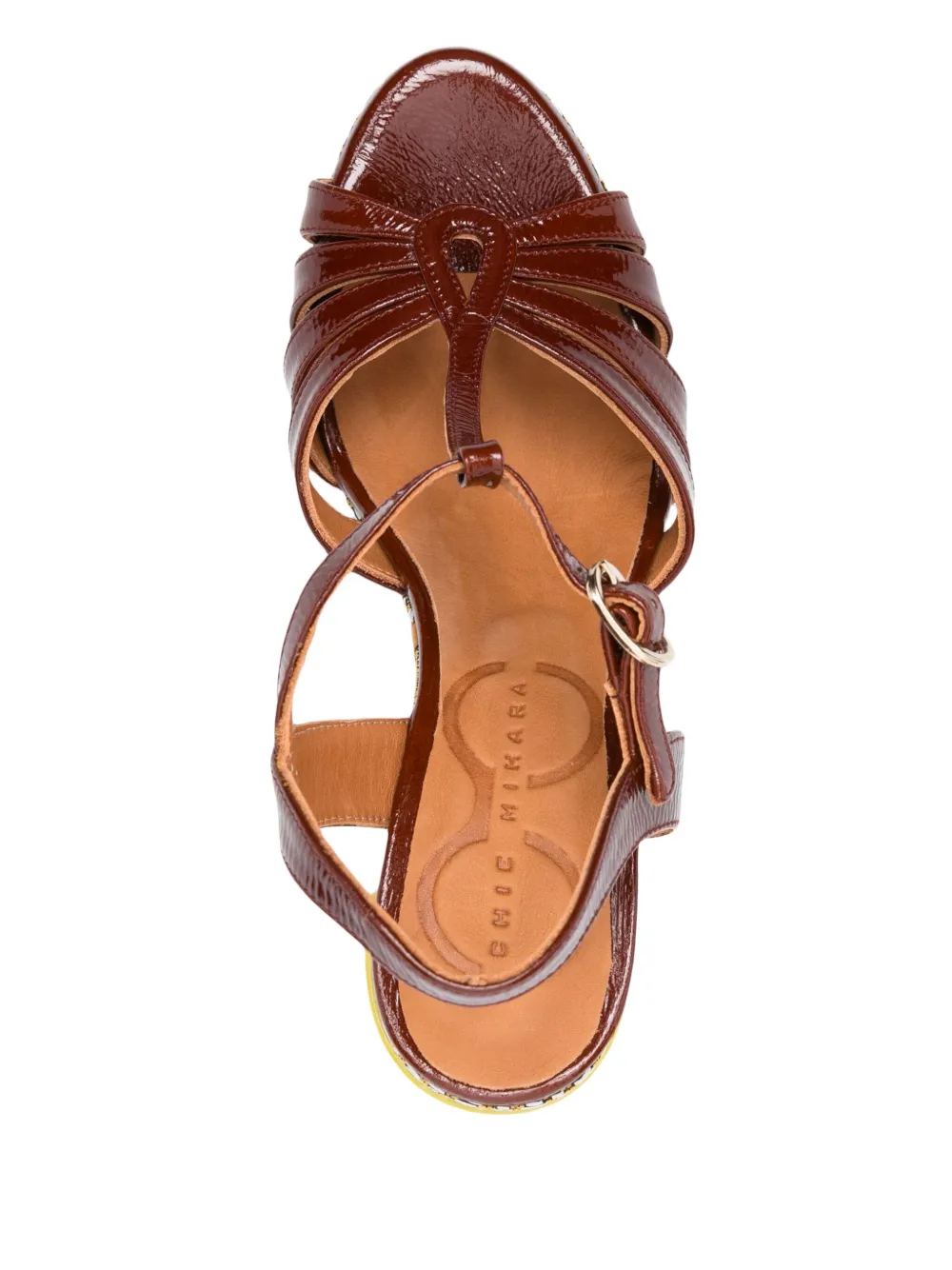 Chie Mihara 120mm Junni sandals Brown