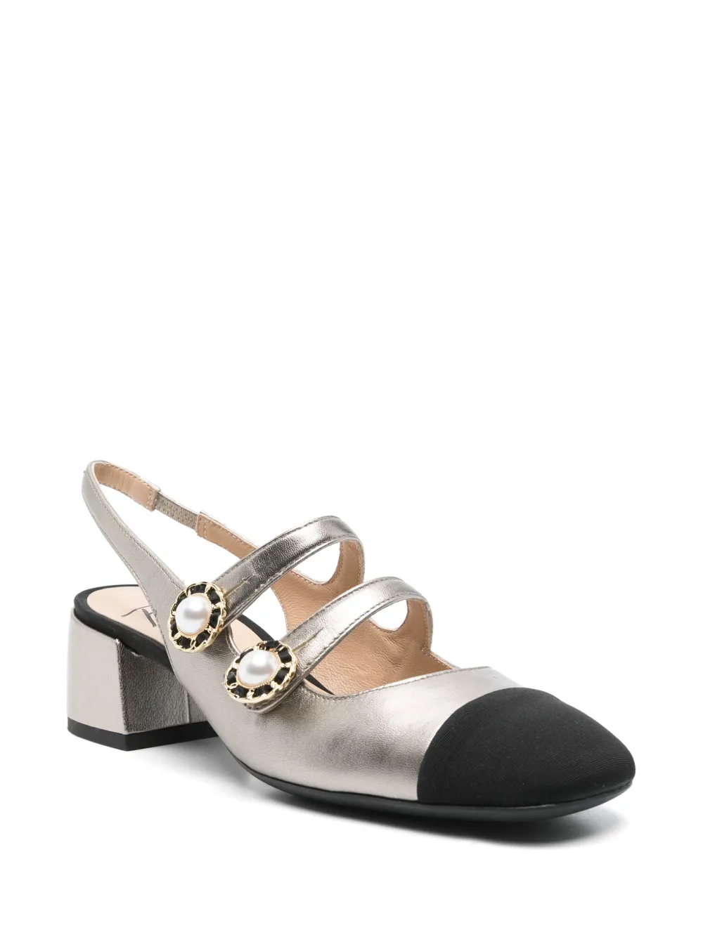 Roberto Festa 40 mm Tiglio slingback pumps - Zwart