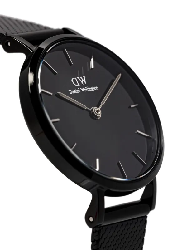 Daniel Wellington Petite Reflection 28mm | Black | FARFETCH