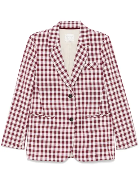 Forte Forte blazer con motivo de cuadros gingham