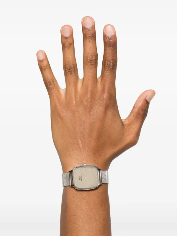 Daniel Wellington Marlon Wire Linen 36mm | Yellow | FARFETCH ID