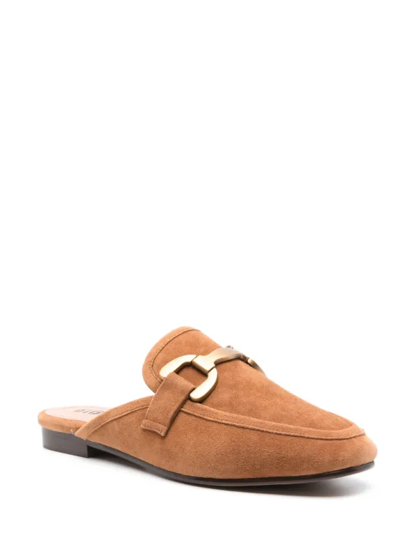 Bibi Lou Vela Mules | Brown | FARFETCH