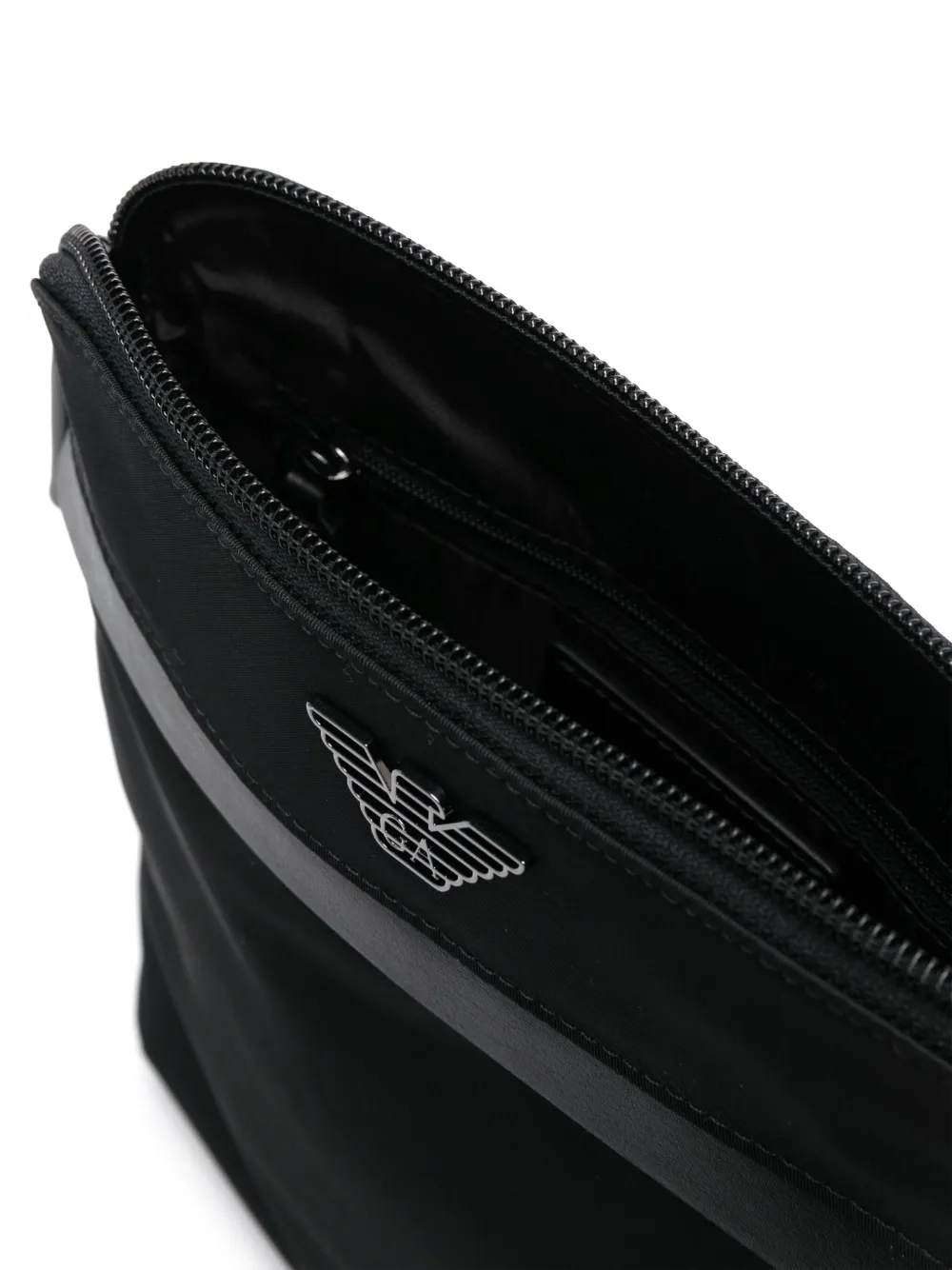 Emporio Armani Crossbodytas met logoplakkaat Zwart