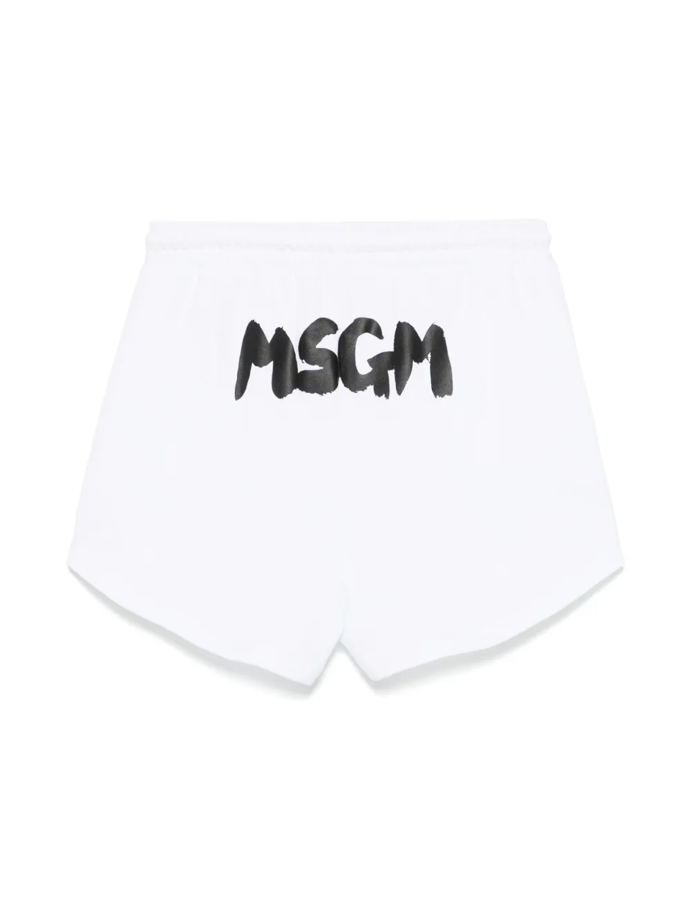 MSGM Kids Shorts met logoprint Wit